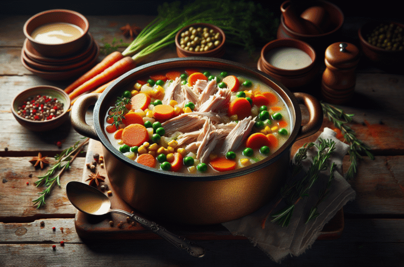 Easy Leftover Turkey One Pot Meal